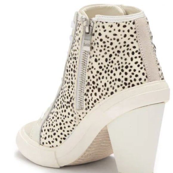 VINTAGE HAVANA Wild Chita Remiee Studded Snakeskin Embossed Leather Bootie- - Picture 3 of 7